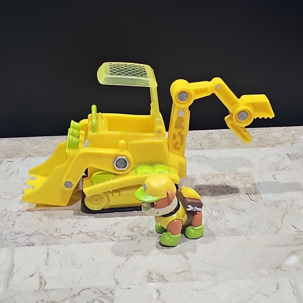 Nickelodeon Paw Patrol Dog Rescue Rubble Construction Truck Tools Claw